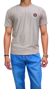 Men's adidas textured beige Imported T-shirt